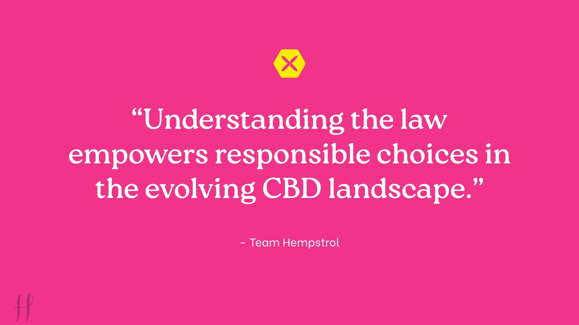 responsible CBD choices in India by Team Hempstrol